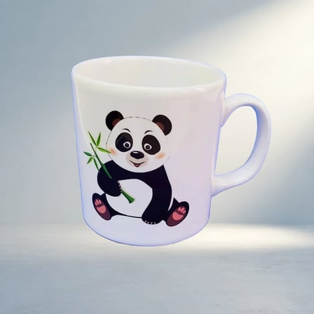 Sevimli Panda Tasarımlı Seramik Kupa Bardak Hediye