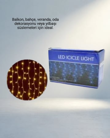 Şelale Tasarımlı 4 Metre Led Perde Işık Ev Bahçe Dekorasyonu