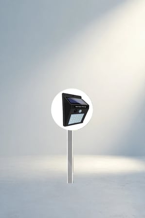 Suya Dayanıklı Güneş Enerjili Duvar Lambası 40 Led Bahçe