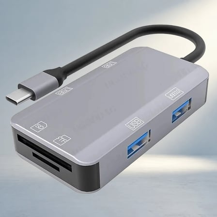 Kompakt Usb-C Çoklu Bağlantı Dönüştürücü Cihazlar İçin