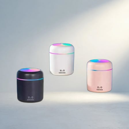 Led Işıklı Mini Hava Nemlendirici Soğuk Buhar Makinesi Oda Kullanımı
