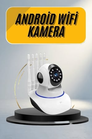 Gece Görüşlü Wifi Kamera 1080P Mobil Uygulama Ile Takip