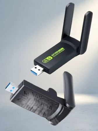 Kablosuz Wifi Alıcı Usb Adaptör 1200 Mbps Dual Band