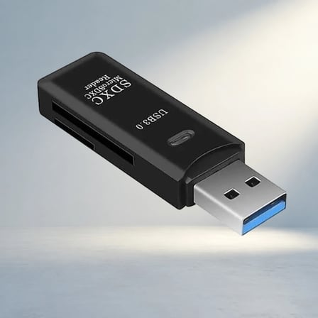 Kompakt Usb Kart Okuyucu Taşınabilir Veri Transferi
