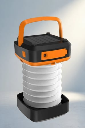 Katlanabilir Güneş Enerjili Led Lamba Usb Şarjlı