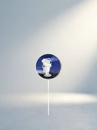 Nebula Projeksiyonlu Astronot Lamba Bluetooth 1 Adet