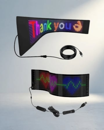 Usb Bağlantılı Akıllı Led Matrix Panel 5V Animasyon Desteği