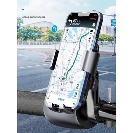 Ayarlanabilir Gidon Montajlı 360 Derece Bisiklet Ve Motosiklet Telefon Aparatı