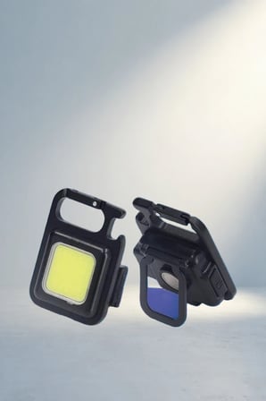 Mini Şarjlı Led Fener Anahtarlık Mıknatıslı Kamp Işığı