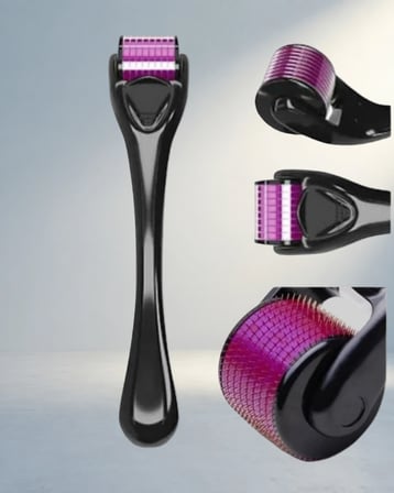 Mikro İğneli Cilt Bakım Aleti 1 Mm Titanyum Roller