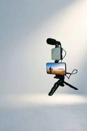 Kompakt Video Yapım Kiti Mini Tripod Ve Led Işık