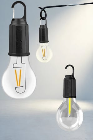 Retro Tasarımlı Taşınabilir Led Lamba 1 Adet Kamp İçin