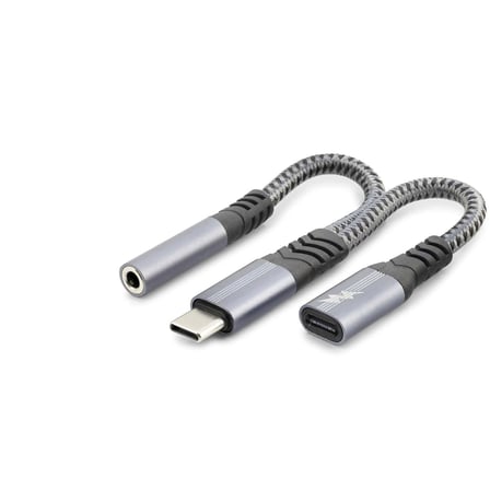 Hızlı Şarj Ve Ses Dönüştürücü Type-C Kablo - 100W Siyah