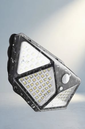 Modern Güneş Enerjili Bahçe Lambası 100 Led