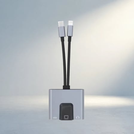 Kompakt Ethernet Ve Aux Çevirici Taşınabilir Model