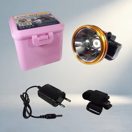 Şarjlı Led Kafa Lambası Ile Uzak Mesafe