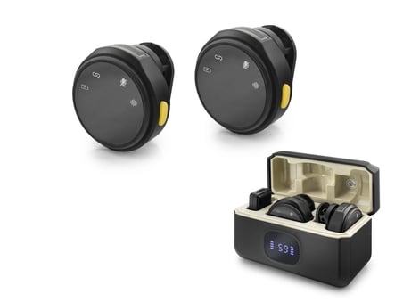 Yaka Mikrofon Seti Type-C Uyumlu 2 Adet Siyah (Kablosuz Model)