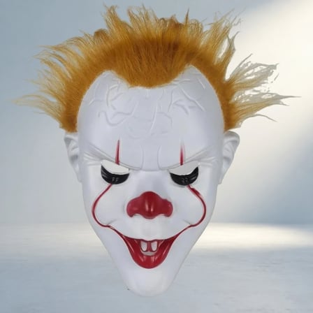 Korkutucu Joker Maske 31X22 Cm Yetişkin Ve Çocuklar Için