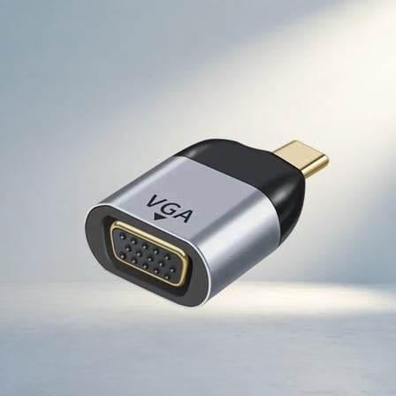 Kompakt Type-C Vga Dönüştürücü Monitör Bağlantısı