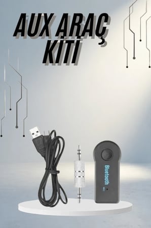 Kablosuz Bluetooth Araç Kiti 1 Adet Telefon Ve Tablet Uyumlu