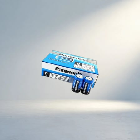 24 Parça Panasonic D Büyük Pil Yüksek Performanslı Enerji Kaynağı