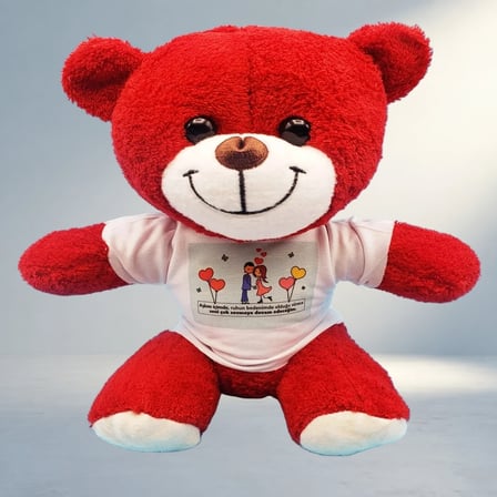Tişört Detaylı Hediye Peluş (Sevimli Model)