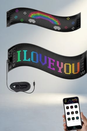 Modern Led Matrix Panel 16X96 Piksel Usb Kontrollü