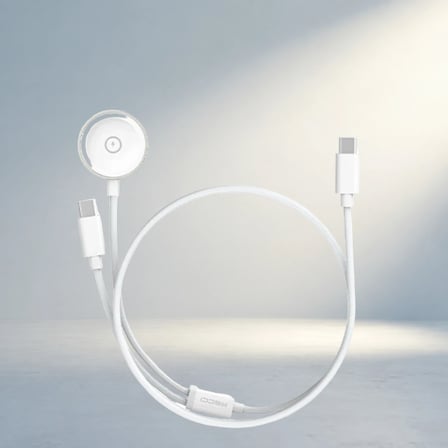 Hızlı Şarj Kablo Lightning Ve Usb Type-C Taşınabilir