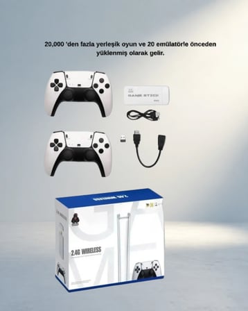 Kablosuz 2 Kollu 4K Retro Oyun Kutusu Hdmi Uyumlu