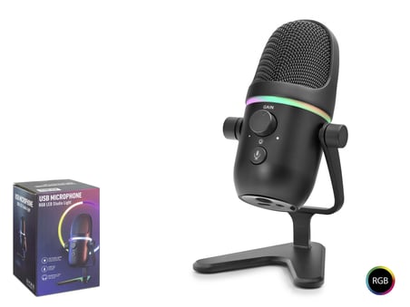 Çift Modlu Rgb Mikrofon 192Khz 24 Bit Type-C Siyah