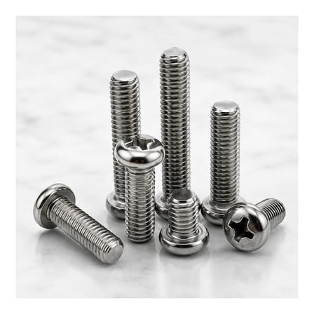 M5X40 Ölçülü Ysb Vida 10'Lu Paket Yuvarlak Başlı Cıvata