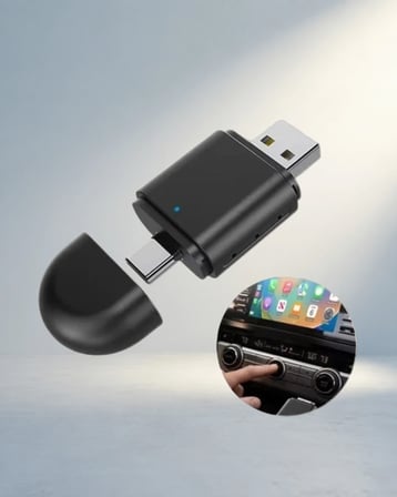 Carplay Adaptörü Usb-A Ve Type-C Uyumlu Hızlı Bağlantı (Kablosuz Model)