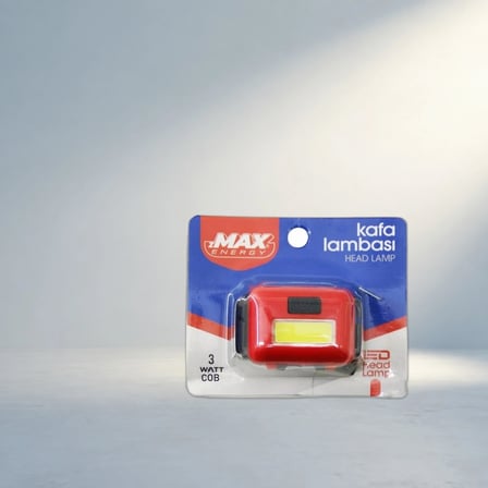 3 Kademe Işık Ayarlı Cob Led Kafa Lambası Taşınabilir Fener