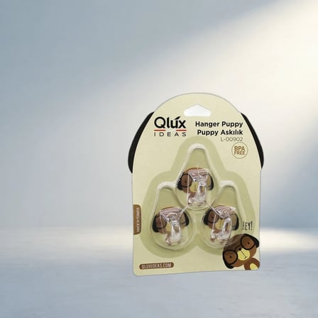 Şeffaf Yapışkanlı 3 Parça Puppy Askı Kolay Montaj Evcil Hayvan Aksesuarı