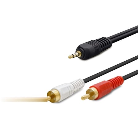 Esnek Rca Kablo 5 M - 3.5 Mm Aux Uyumlu