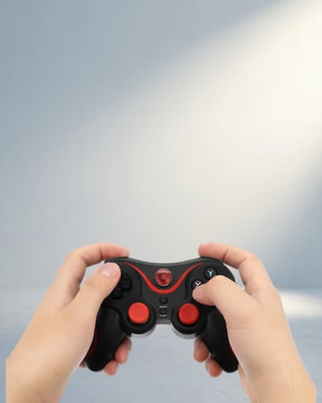 Ergonomik Kablosuz Bluetooth Oyun Kumandası Pc Android Tv Uyumlu
