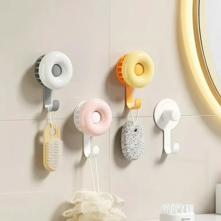 Silikon Uçlu Duş Saç Derisi Masaj Fırçası Askılı Banyo Tarağı