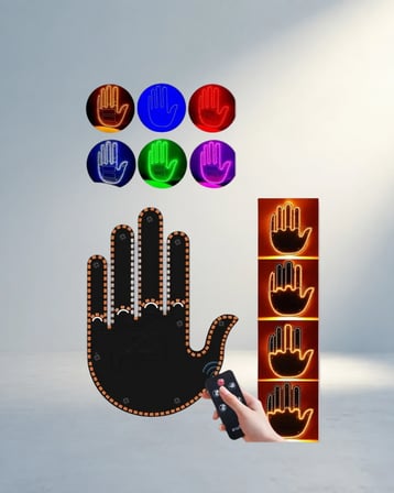 Pratik El Kontrolü Ile 176 Led Amber Güvenlik Lambası