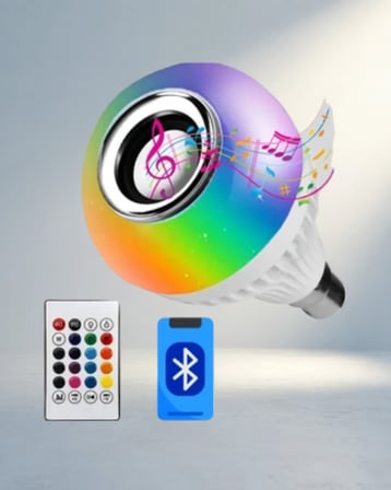 Estetik Rgb Işıklı E27 Duy Tipi Led Ampul 12W