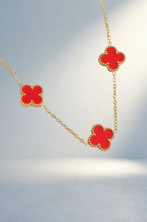 Gold Renkli Çelik Zincir Kadın Kolye