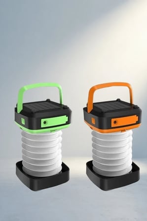 Portatif Dokunmatik Led Fener 1200 Mah Ahşap Standlı