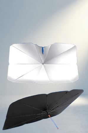 Katlanabilir Oto Güneşlik 125X65 Cm Tüm Araçlar Için Koruyucu