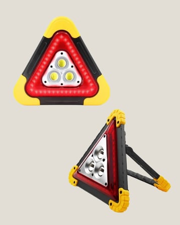 Taşınabilir Üçgen Park Lambası 2000Mah Kapasite Dış Mekan Kullanımı