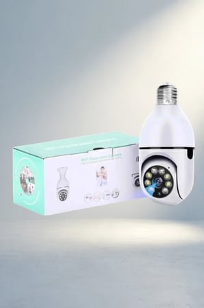 Harekete Duyarlı 360 Derece Wifi Güvenlik Kamerası Ampul
