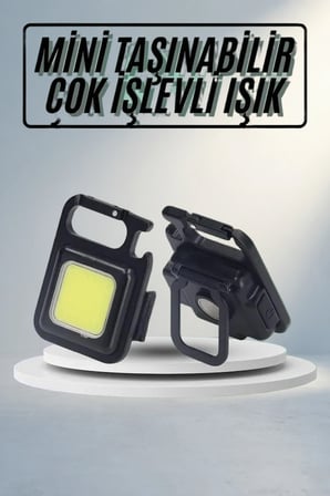 Taşınabilir Mıknatıslı Led Işık 3 Fonksiyonlu Usb Şarjlı