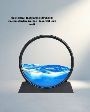 Şık Dekoratif Kum Saati - Modern Ve Klasik Tasarım