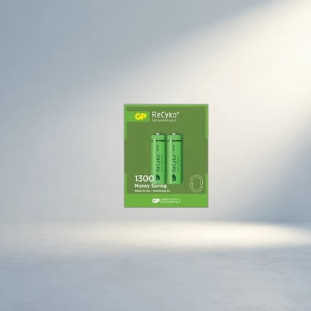 Şarjlı 1300Mah Aa Kalem Pil İki Adetli Kart Seti