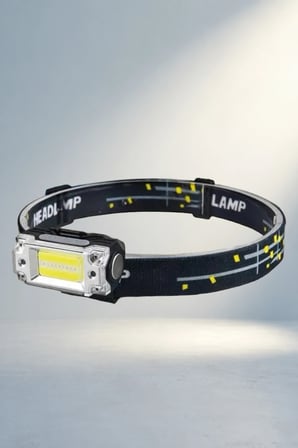 Ergonomik Suya Dayanıklı Kafa Lambası 3W Led