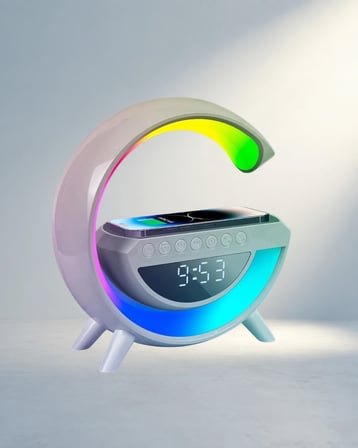 Atmosfer Lambası 15W Hızlı Şarj Ve Alarm Fonksiyonu Ile