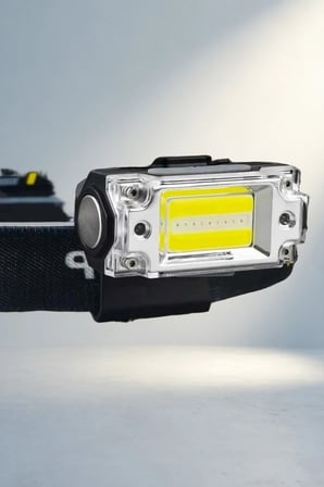 Suya Dayanıklı Şarjlı Kafa Feneri 3W Led